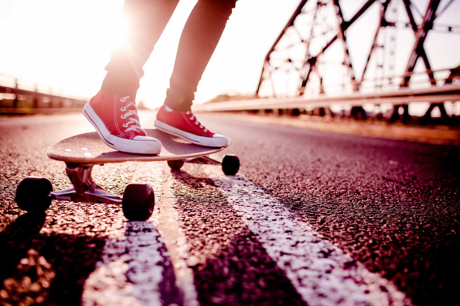 Greenskate – Skater auf dem Longboard