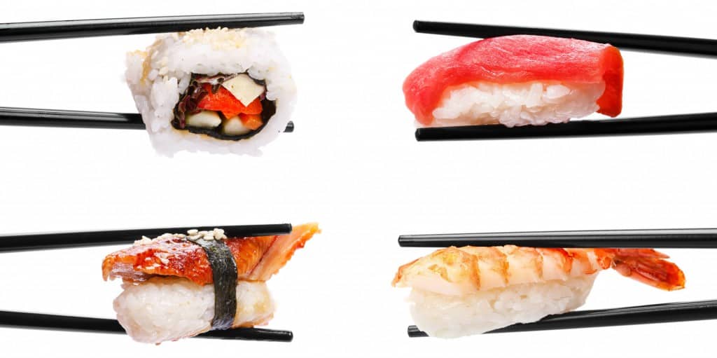 Sushi-Geschmack kombiniert mit weniger Kalorien