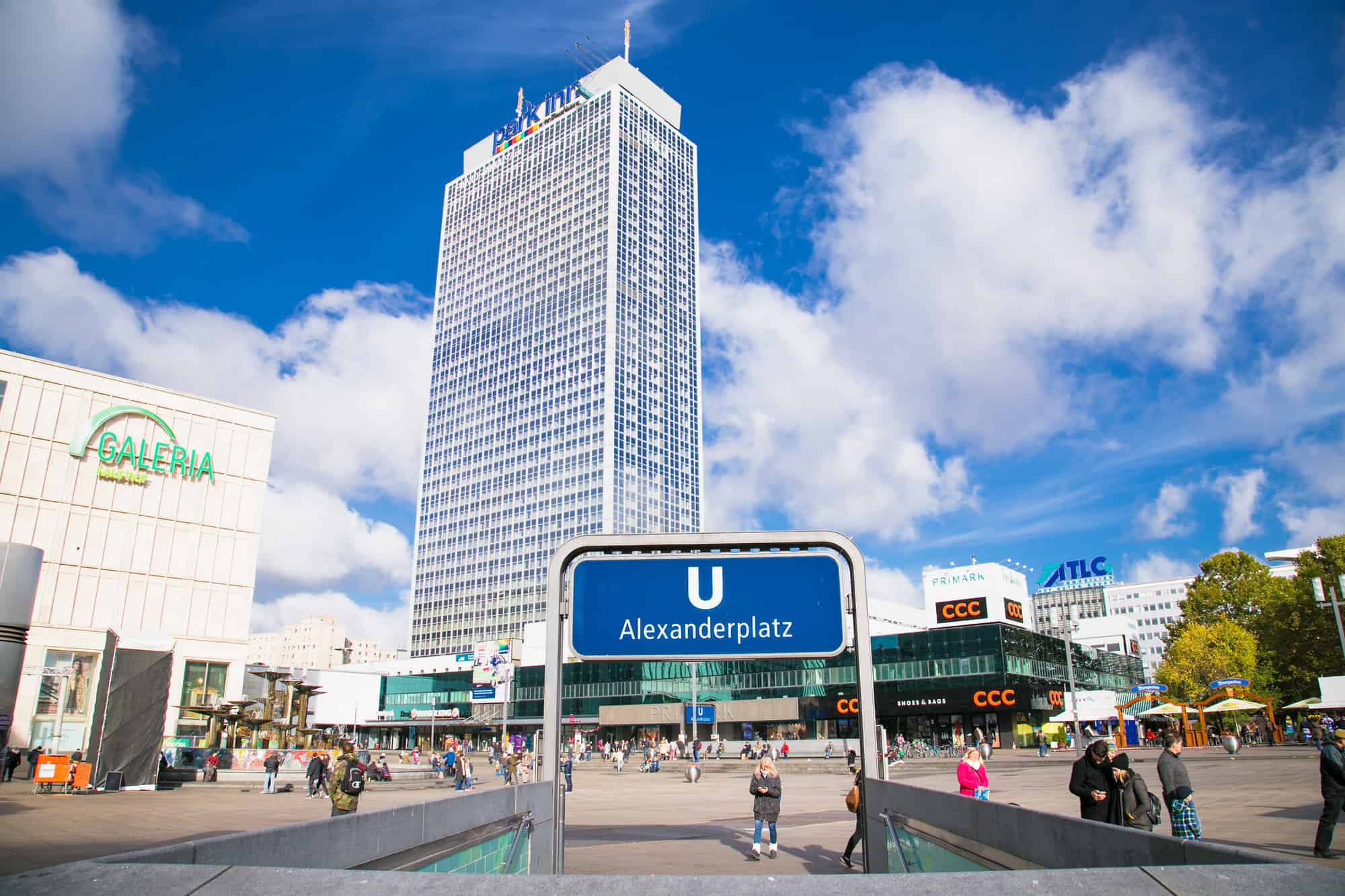 Der Alexanderplatz in Berlin